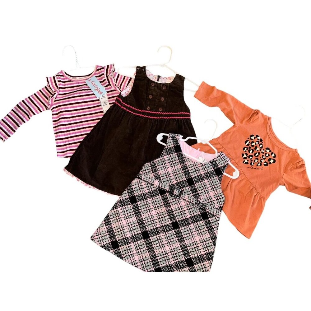 Girl Clothing Lot 4pc Size 18 months EUC mixed lot
